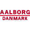 Aalborg Danmark Rød Farvet Typografi