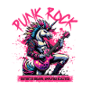 Punk Rock Rebellion Einhorn