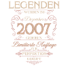 18ème Anniversaire Légende Décembre Millésime 2007