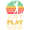 Just Play Golf Retro Sunset