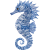 Motif hippocampe – Motif d’art maritime