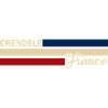 France - Grenoble - Frankreich - Flagge - Streifen