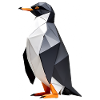 Polygon Penguin: Geometric Elegance