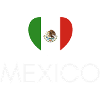 Heart with Mexican flag, Mexican pride