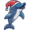 Delfin Weihnachten