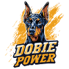 Doberman Head Dobie Power