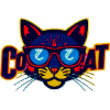 Neon Cat Logo with Sunglasses