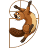 Fibonacci Beaver Spiral