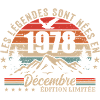 Rétro Décembre 1978 - Cadeau 47 Ans