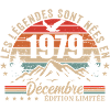 Rétro Décembre 1979 - Cadeau 46 Ans