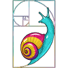 Escargot spiralé de Fibonacci