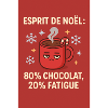Christmas – 80% chocolate 20% fatigue – Design