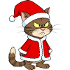 Cat Christmas grim funny