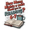 Reading motivation 6-7 nights retro flowers