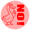 LUSTIGE GANS LEHRER NEIN