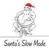 Santa on Bike Slow Mode