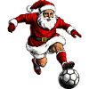 Footballer Christmas / Soccer Santa