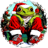 Frogs Christmas