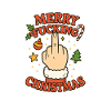 Merry Christmas Middle Finger