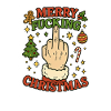 Merry Fucking Christmas Middle Finger