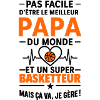 Heart + Basketball – Super Dad Basketball Player