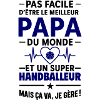 Heart + Handball – Super Papa Handball Player