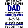 Cœur + Padel – Super Dad Padel Player