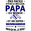 Heart + Snowboard – Super Snowboarder Dad