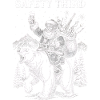 Safety Third Funny Sarcastic Christmas Safe