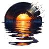 Vinyle Sunset - Le bruit des vagues