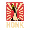 Honk - Funny Goose Propaganda Poster