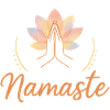 Namaste Lotus Motiv