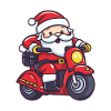 Santa Claus Funny Vehicle