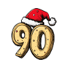 90 Number Cookie Christmas