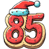 85 Number Biscuit Christmas