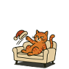 Not Today Santa Funny Cat Christmas