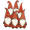Joyeux Noël Gnome Famille Vacances Fun