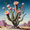 Desert Cactus Blossom Rush