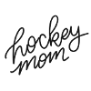 Hockey Mom Script Logo