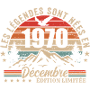 Rétro Décembre 1970 - Cadeau 55 Ans