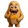 Potato Fries Monster
