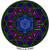Expérience d’évolution fractale Kaléidoscope Mandala