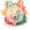 Zentangle Wolf