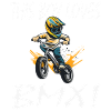 Boy Loves BMX Illustration
