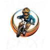 Boy Loves BMX – BMX Action Motif