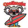 Koala Surfer with Sunglasses