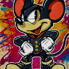 Graffiti Mouseheld in Street Style