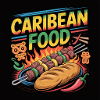 Cuisine caribéenne au grill néon