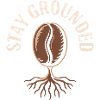 Stay Grounded Coffee Bean with Roots