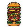Burger large XXL